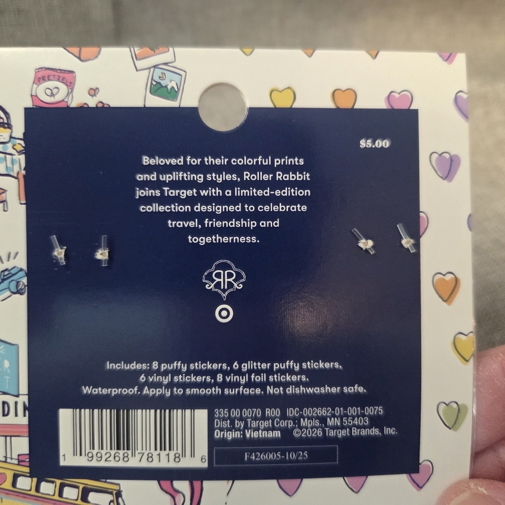 Roller Rabbit X Target Vibrant Sticker Collection - Picture 2 of 3